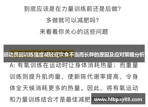 运动员因训练强度减轻或饮食不当而长胖的原因及应对策略分析